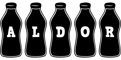 Aldor bottle logo