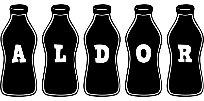 Aldor bottle logo