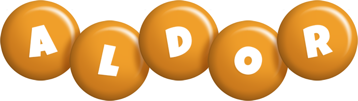 Aldor candy-orange logo