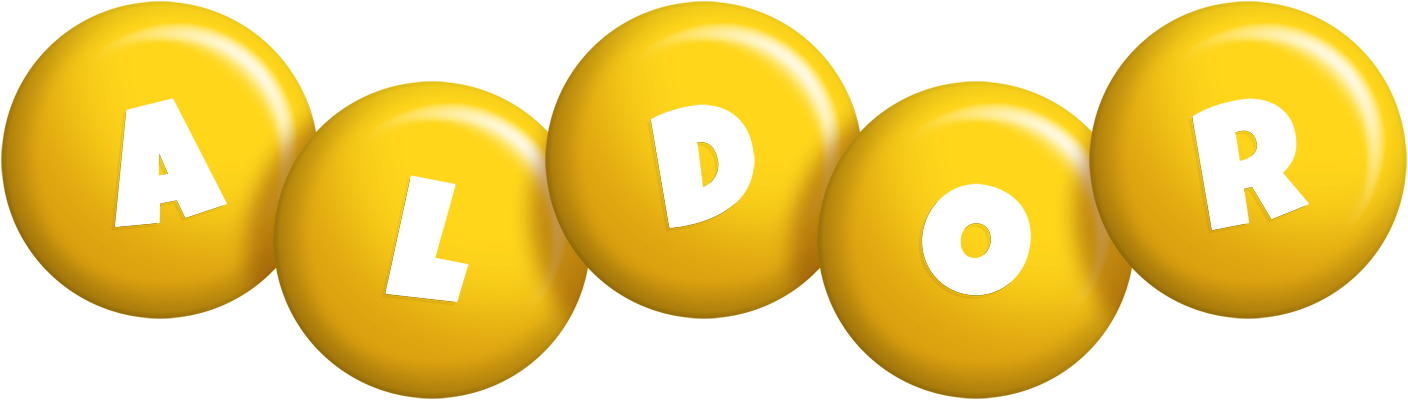 Aldor candy-yellow logo