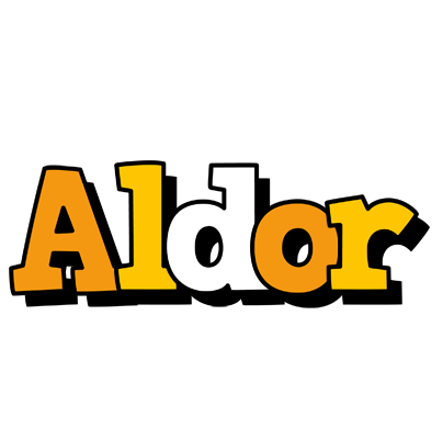 Aldor cartoon logo