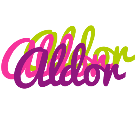 Aldor flowers logo