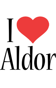 Aldor i-love logo