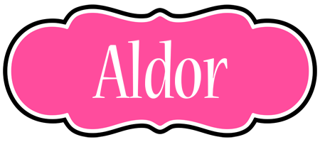 Aldor invitation logo