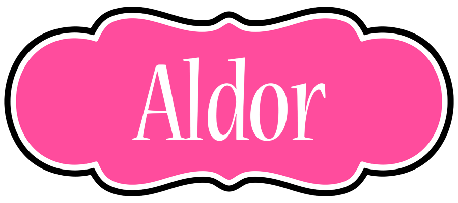 Aldor invitation logo