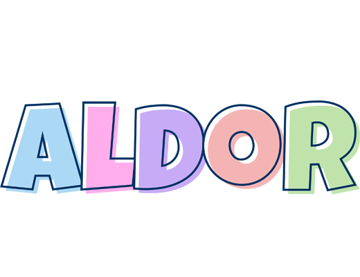 Aldor pastel logo