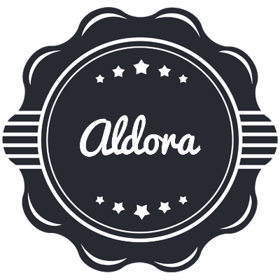 Aldora badge logo