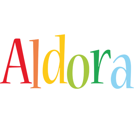 Aldora birthday logo