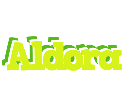 Aldora citrus logo