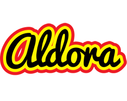 Aldora flaming logo