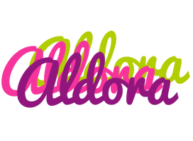 Aldora flowers logo