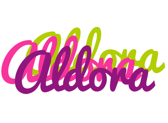Aldora flowers logo