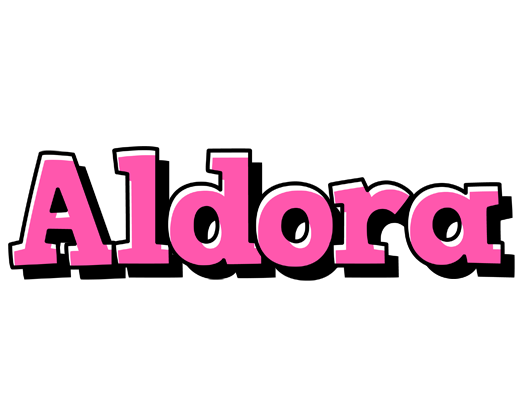 Aldora girlish logo