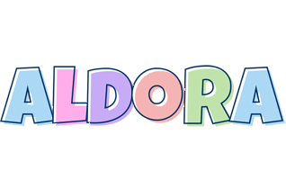 Aldora pastel logo