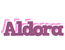 Aldora relaxing logo