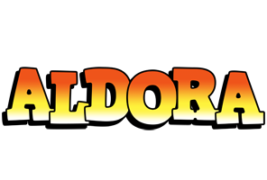 Aldora sunset logo