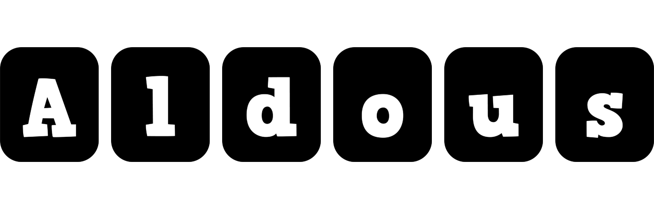 Aldous box logo