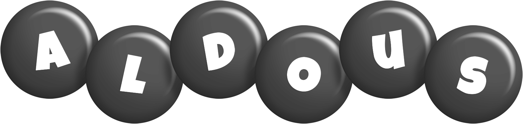 Aldous candy-black logo