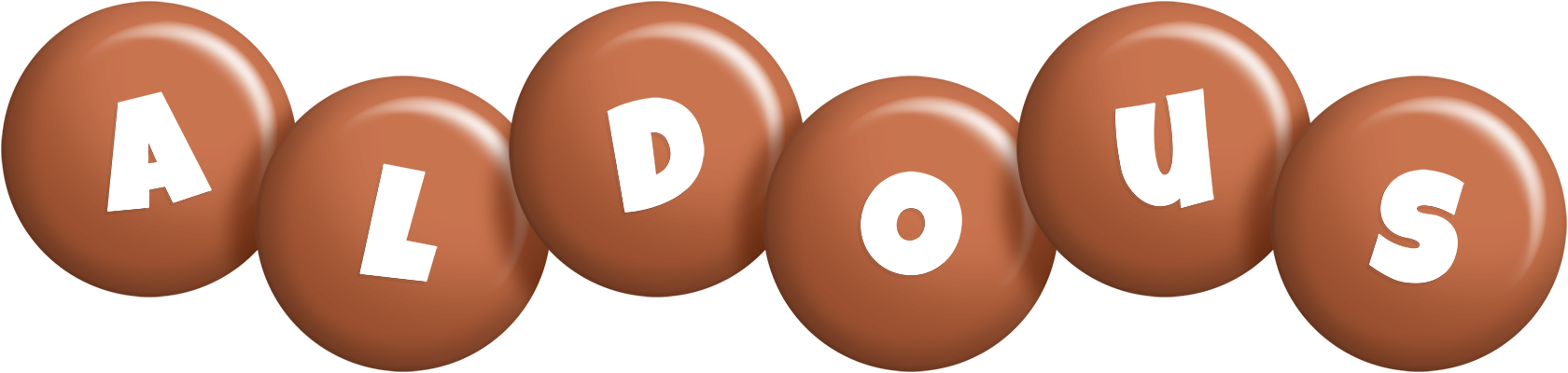 Aldous candy-brown logo