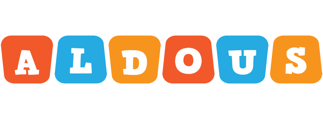 Aldous comics logo