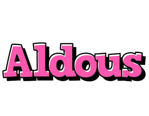 Aldous girlish logo