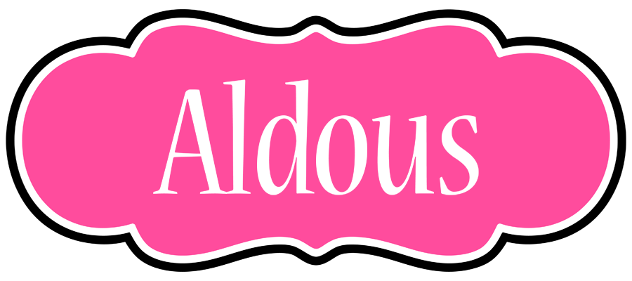 Aldous invitation logo