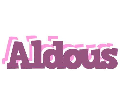 Aldous relaxing logo