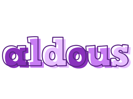 Aldous sensual logo