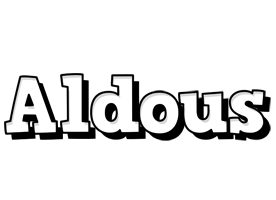 Aldous snowing logo