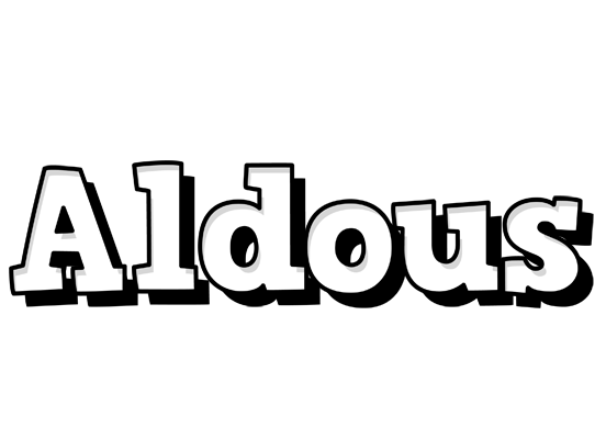 Aldous snowing logo