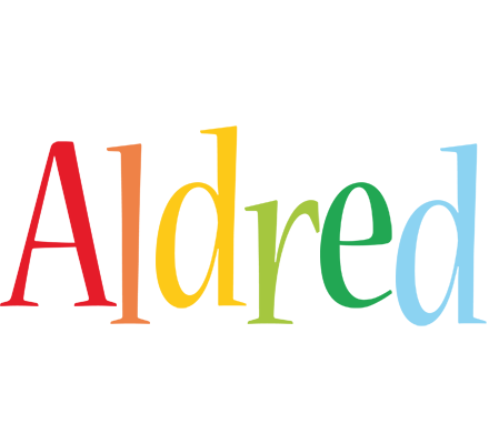 Aldred birthday logo