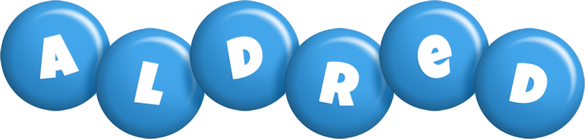 Aldred candy-blue logo