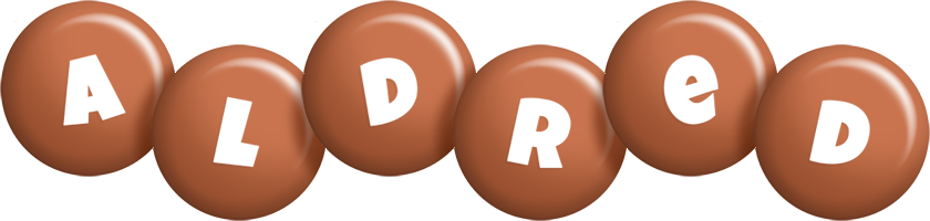 Aldred candy-brown logo