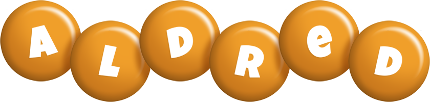 Aldred candy-orange logo