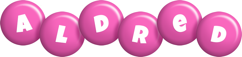 Aldred candy-pink logo