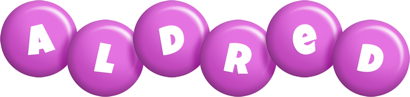 Aldred candy-purple logo