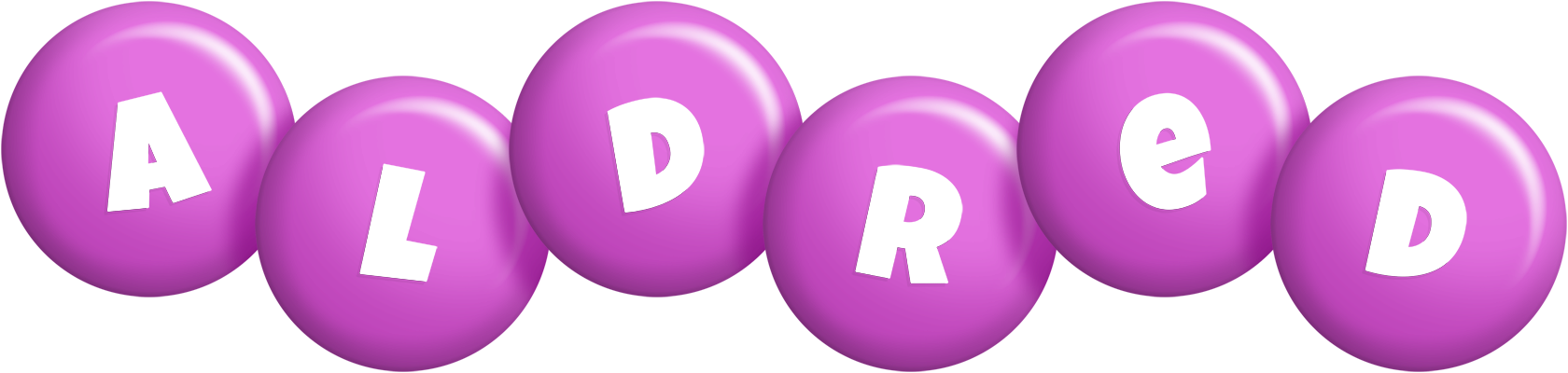 Aldred candy-purple logo