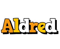 Aldred cartoon logo