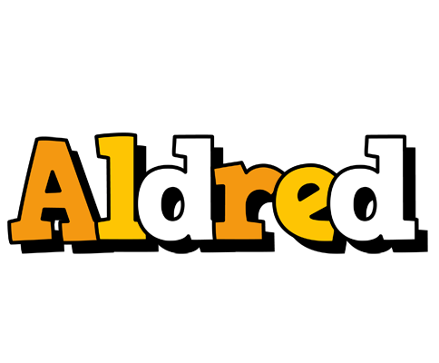 Aldred cartoon logo