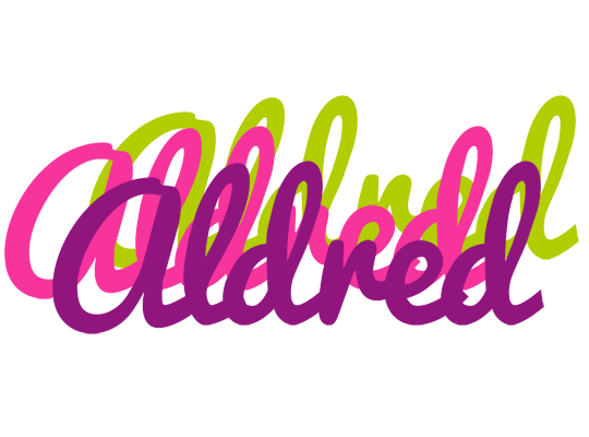 Aldred flowers logo