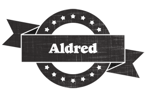 Aldred grunge logo