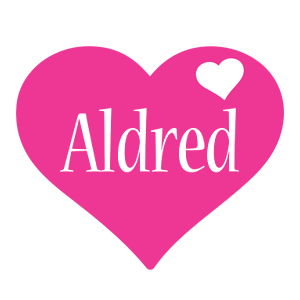 Aldred love-heart logo