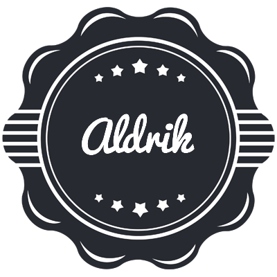 Aldrik badge logo