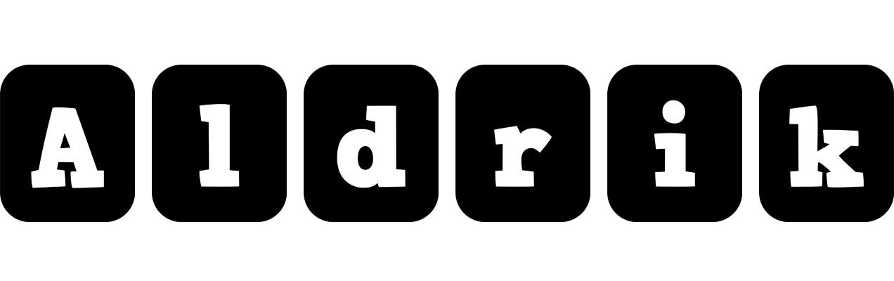 Aldrik box logo