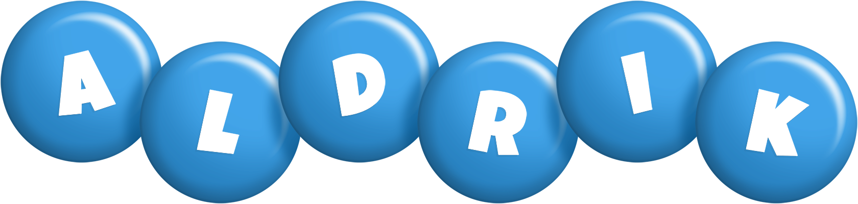 Aldrik candy-blue logo
