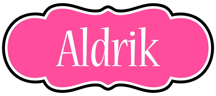Aldrik invitation logo