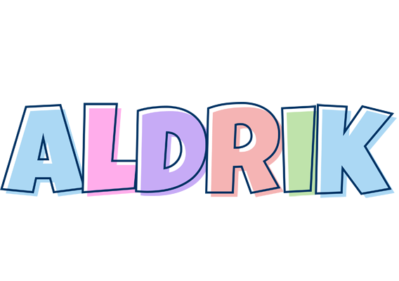 Aldrik pastel logo