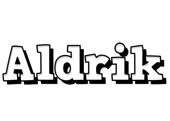 Aldrik snowing logo