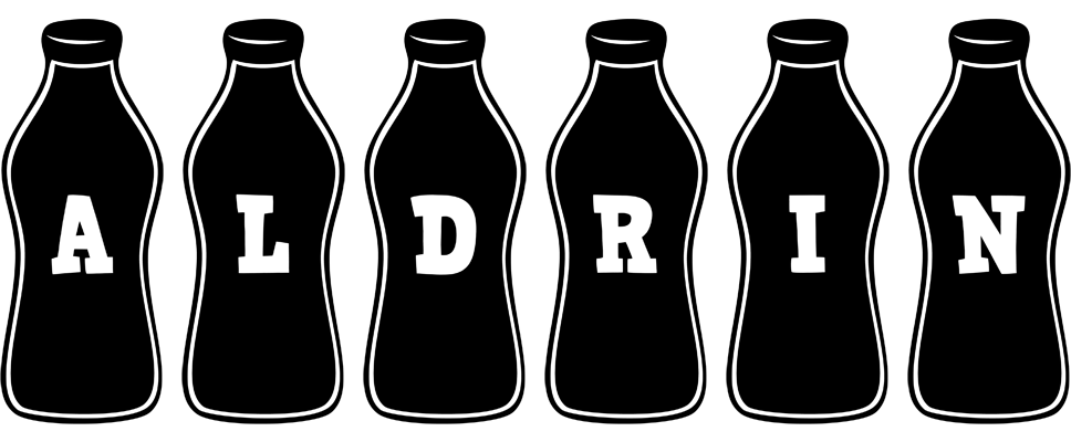 Aldrin bottle logo