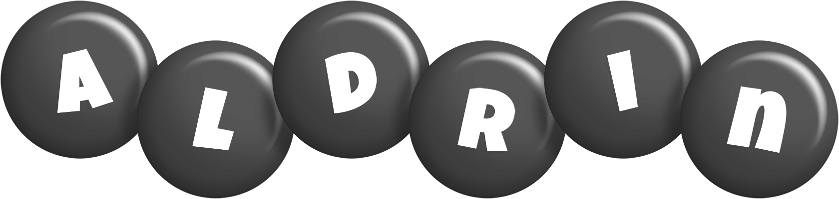 Aldrin candy-black logo